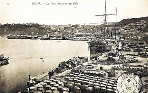 Oran - Port - Vue prise du Mole - 1908
